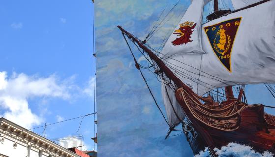Mural - Bohaterów Getta Warszawskiego